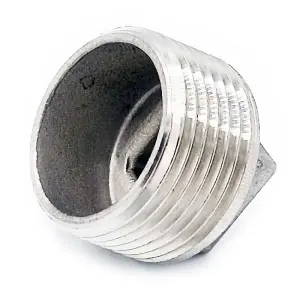 G3/4 BSP Male Square Head Plug 316 Stainless Steel