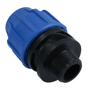 32mm x 1" MDPE Male Adapter Compression Coupling Fitting Water Pipe 10PK