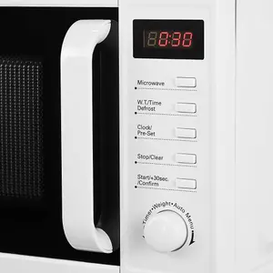 Cookology 800W Microwave 20L Digital Freestanding - CFSDI20LWH White