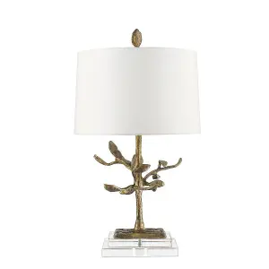 Luminosa Audubon Park 1 Light Table Lamp Gold, E27