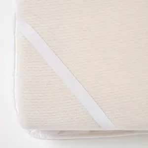 Homescapes Cotton Deep Quilted Super King Size Mattress Topper