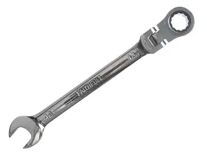 Faithfull SJW6113 Ratchet Combination Spanner Flex Head CV 13mm FAISPARAT13