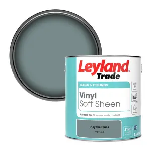 Leyland Trade Vinyl Soft Sheen Walls & Ceilings Emulsion Paint Play the Blues (PPG1145-5) - 2.5L