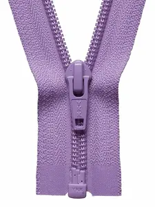 NYLON O/E ZIP 66CM - Nylon Open End Zip: 66cm: Light Orchid - YKK