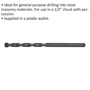 High-Performance 5.5 x 100mm Rotary Impact Drill Bit for Masonry Projects