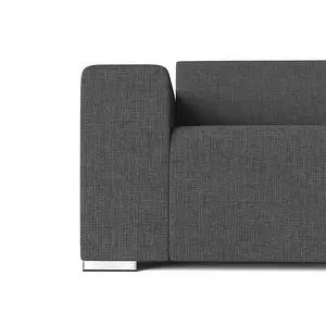 Emelda Grace Dennis Corner Sofa - Right Hand - Dark Grey