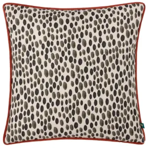 Wylder Nympha Abstract Spotted Piped Polyester Filled Cushion