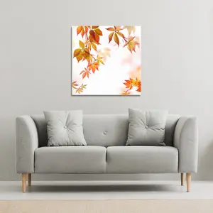 Autumn Leaves (Canvas Print) / 101 x 101 x 4cm