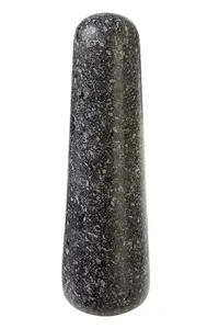 Maison by Premier Norse Speckled Charcoal Granite Tall Mortar and Pestle