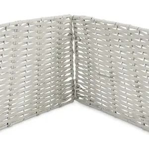 Coleman Rattan Tree Skirt Grey