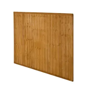 Closeboard 5ft Wooden Fence panel (W)1.83m (H)1.52m, Pack of 3