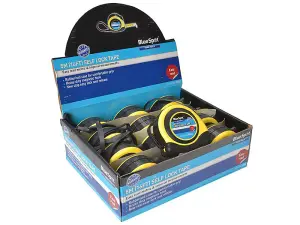 Bluespot Tools 5M Tape Measure Display - 12 Pack with Easy Lock Feature