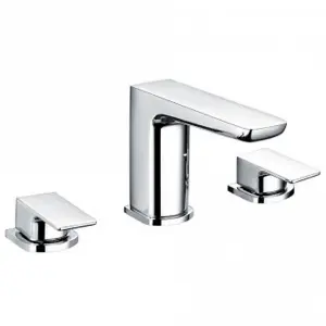 Deck Mounted 3 Hole Bath Filler Tap Chrome