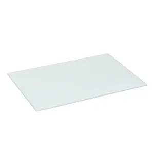 Harbour Housewares - Glass Placemats - 40cm x 30cm - White - Pack of 6