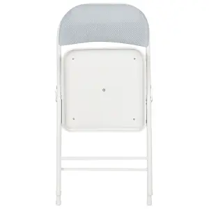 Set of 4 Chairs SPARKS Light Grey