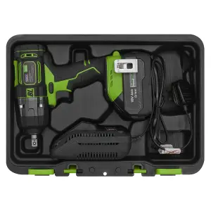 Sealey Cordless Impact Wrench 18V 4Ah Lithium-ion 1/2"Sq Drive CP650LIHV