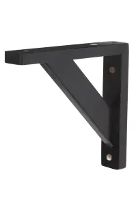 GoodHome Timber Black Pine Shelving bracket (H)300mm (D)250mm