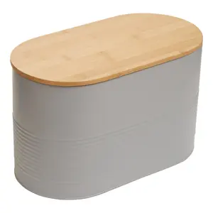 Maison by Premier Alton Grey Bread Bin