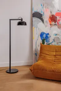 Luminosa Tatawin Black Floor Task Lamp