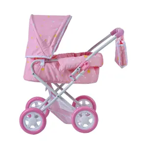 Teamson Kids Twinkle Stars Princess Deluxe Baby Doll Stroller