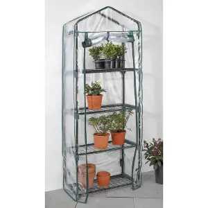 HI Greenhouse with 4 Shelves 59x31x160 cm