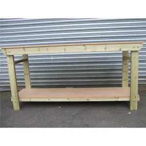 2ft MDF Topped Heavy Duty Wooden Workbench