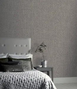 Arthouse Country Plain Charcoal Wallpaper