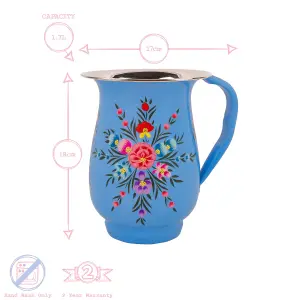 BillyCan - Picnic Jug Set - 400ml  - Ocean Pansy Jug - 7pc