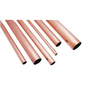 PACK OF 15 (Total 15 Units) - Premium 15mm PVC Coated Copper Tube - (EN1057) - 15mm x 3m Length -Yellow