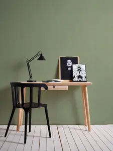 Galerie Welcome Home Green Cotton Texture Wallpaper