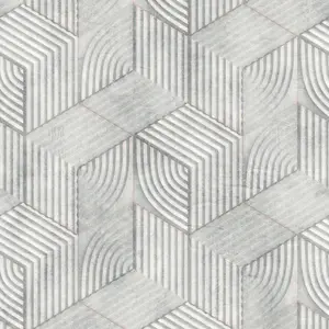 Galerie The New Design Book Grey Abstract Geometric Wallpaper