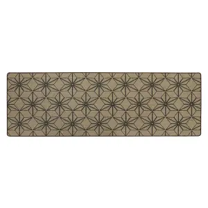 JVL Elegance Machine Washable Doormat and Runner, Stars