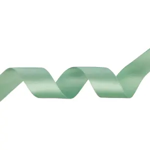 50mm Mint Green Double Sided Satin Polyester Ribbon Roll, 25 metres