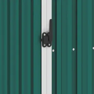 Pearces Garden Shed 87 x 98 x 159 cm Galvanized Steel Green