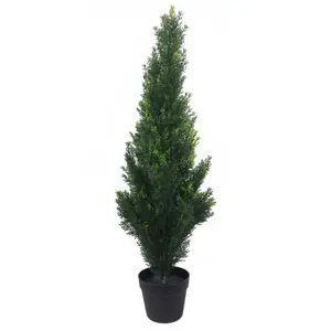 90cm UV Artificial Cedar Cypress Topiary UV Resistant