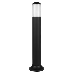 Luminosa Indoo Outdoor Bollard Black IP44 E27 40W