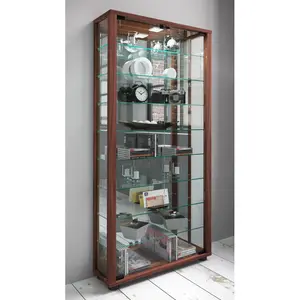 Cattibrie Display Cabinet Core Walnut / No