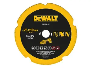 DEWALT DT20590-QZ DT20590 Diamond Multi Material Blade 75mm DEWDT20590QZ