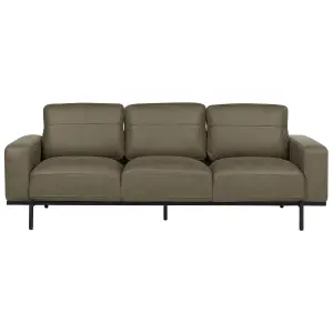 3 Seater Fabric Sofa Green SOVIK