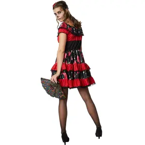 Spooky Senorita - Halloween fancy dress costume for women - black/red M