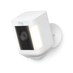 Ring Spotlight Cam White Smart battery-powered IP camera Plus