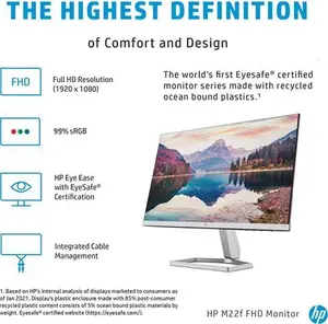 HP M22f (21.5" ) FHD IPS Monitor