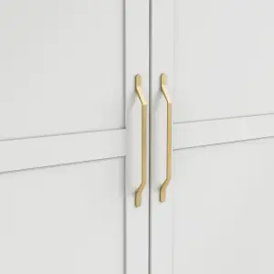 AUSTEN WHITE 2 DOOR WARDROBE (2 PACKS)