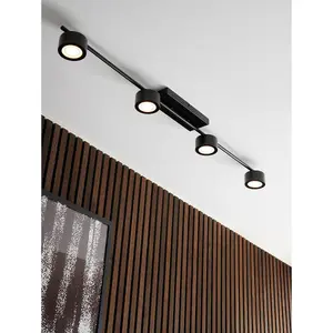 Nordlux Clyde LED Ceiling Spotlight Bar Black 2700K