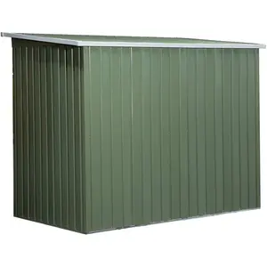 7 ft. W x 4 ft. D Metal Garden Shed