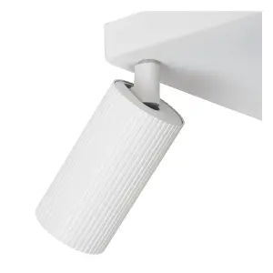 Lucide Clubs Modern Ceiling Spotlight - 4xGU10 - White