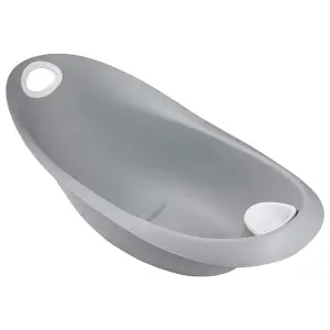 Keeeper Baby Bath with Soft Handle, Plug and Anatomically Shaped Bath Seat