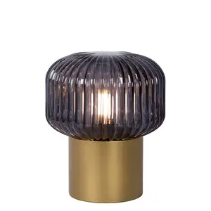 Lucide Jany Retro Table Lamp 16cm - 1xE14 - Matt Gold, Brass