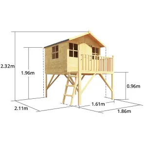 BillyOh Lollipop Junior Tower Playhouse - 6 x 5