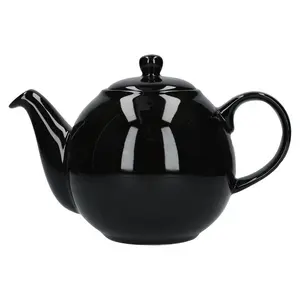 London Pottery Globe Solid Colour Teapot Black / 0.9 L